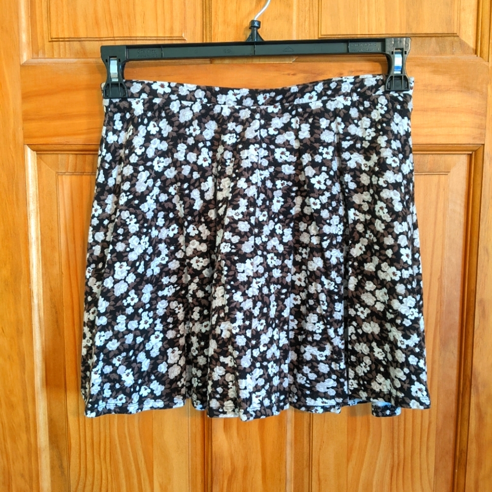 LA Hearts floral skater skirt